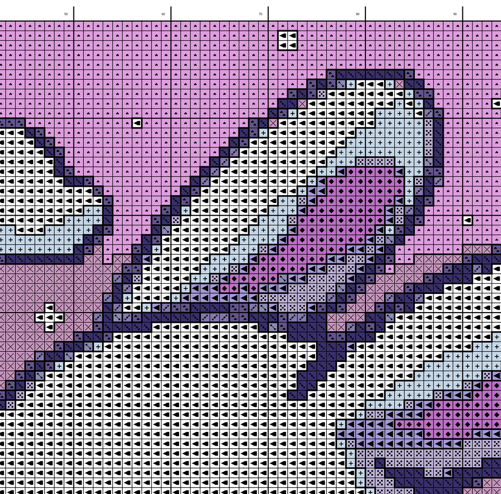 Lapinou - fichier point de croix/DP/pixel
