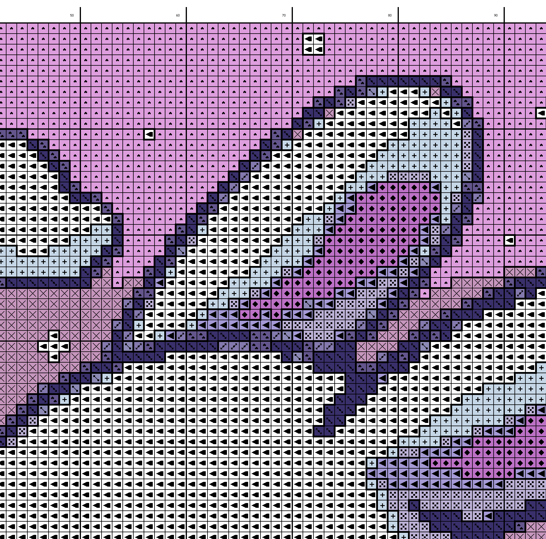 Lapinou - fichier point de croix/DP/pixel